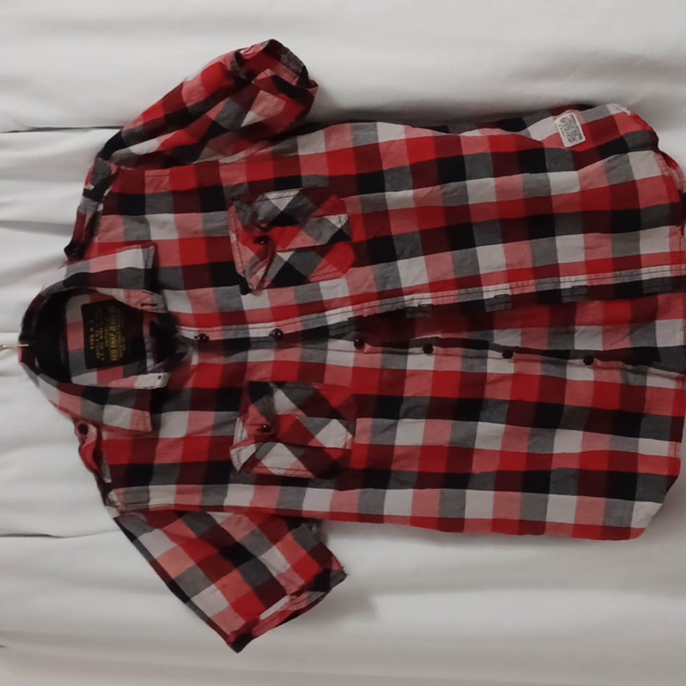 Red Snap Jean's Co. shirt